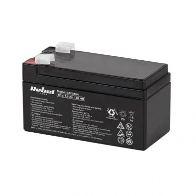 Batéria olovená 12V 1.3Ah REBEL BAT0404