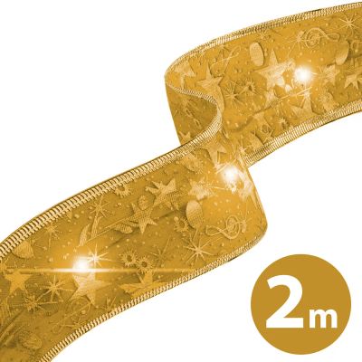 Stuha vianočná LED FAMILY 58933B 2m