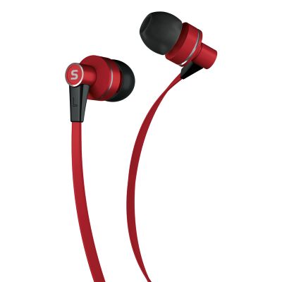 Slúchadlá SENCOR SEP 300 Mic Red Met