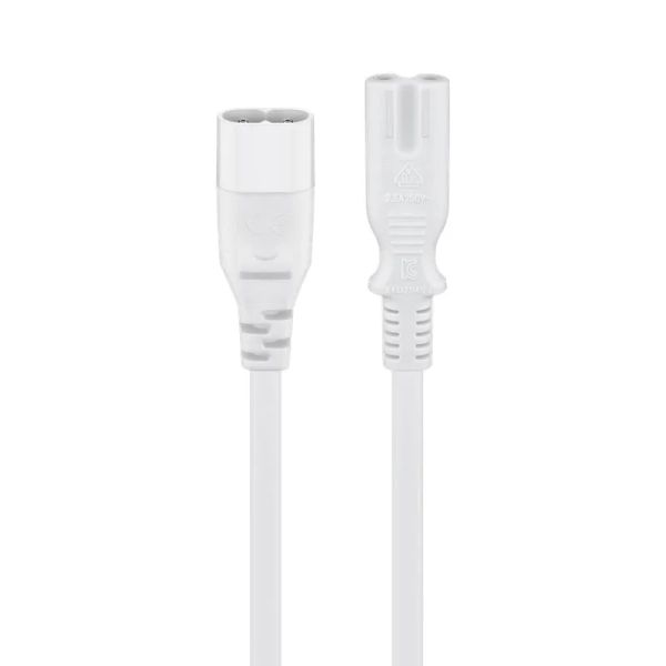Kábel predlžovací C7/C8 GOOBAY 97200 2m White