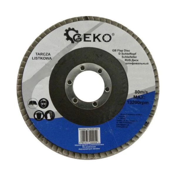 Kotúč na kov lamelový 115mm P100 GEKO G00311