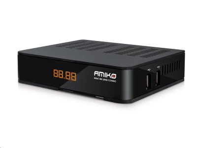 Amiko Mini 4K Combo - DVB-S2/T2/C prijímač
