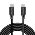 Kábel KRUGER & MATZ KM1260 Basic USB-C/USB-C 1m Black