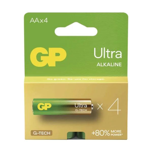 Batéria AA (R6) alkalická GP Ultra 4ks
