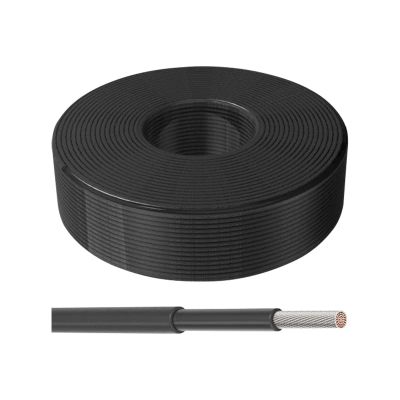 Solárny kábel 6mm2, čierny, 100m