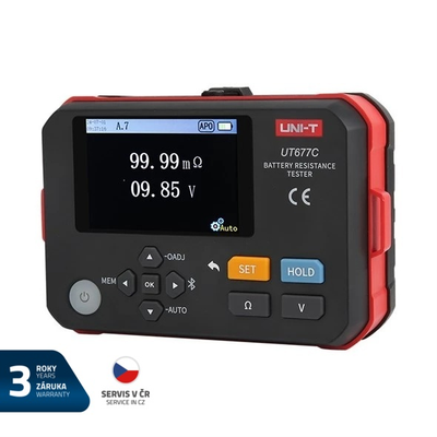 Tester vnútorného odporu batérie UNI-T UT677C