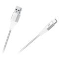 Kábel REBEL RB-6001-100-W USB/USB-C 1m White