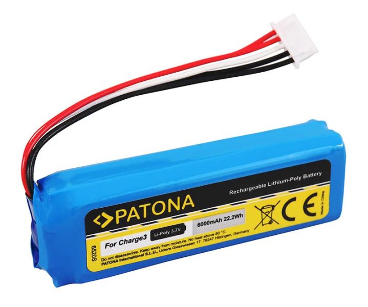 Batéria pre reproduktory JBL Charge 3/2016+ 6000mAh Li-Pol 3,7V PATONA PT6520