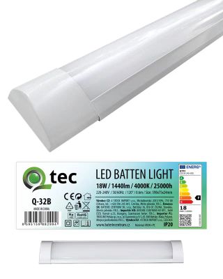 Svietidlo pod linku QTEC Q-32B 18W LED BATTEN LIGHT