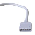 Káblová prepojka RGBW CLIP-zásuvka 5-Pin 10 mm, dĺžka 15cm