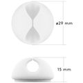 Organizér na káble GOOBAY 95183 5ks White
