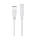 Kábel predlžovací C7/C8 GOOBAY 97200 2m White
