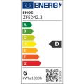 Žiarovka Filament LED E27 5,9 W biela teplá EMOS ZF5D42.3 sada 3ks