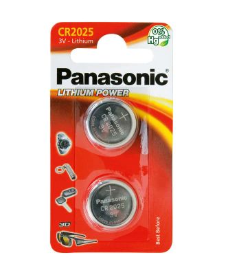 Batéria CR2025 PANASONIC lítiová 2 ks / blister