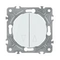 Spínač na rolety ELECTROMALT OVAL OVA1030W biely