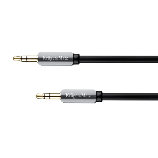 Kábel Jack 3,5mm konektor/Jack 3,5mm konektor 3m KRUGER & MATZ KM0314