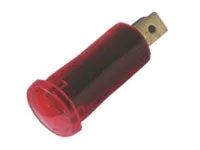 Kontrolka guľatá 12V DC červená TIPA
