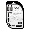 Kábel Jack 3.5mm stereo/2x Cinch 1m KRUGER & MATZ KM0309