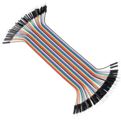 Prepojovacie vodiče dupont 40pin, dĺžka 20cm, samec-samec