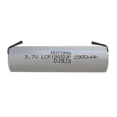 Nabíjacie batérie Li-Ion 18650 3,7V / 2900mAh 3C MOTOMA s pásikovými vývodmi