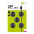 Organizér na káble GOOBAY 95040 5 ks Black