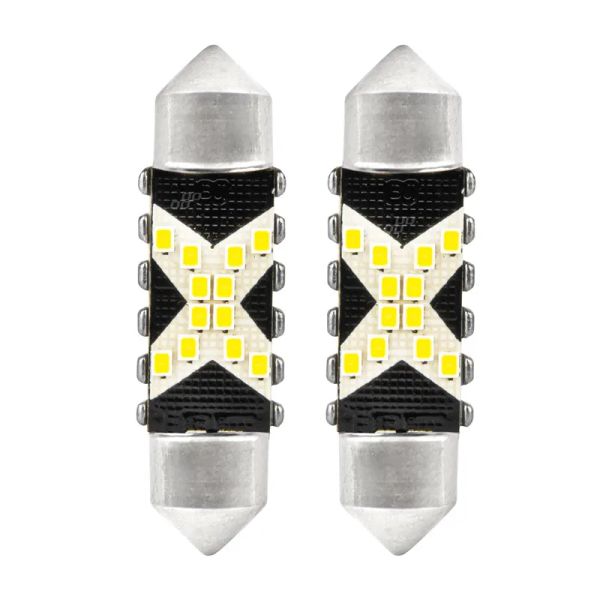 Autožiarovka LED Festoon C5W 12/24V AMIO 04238 biela 2ks