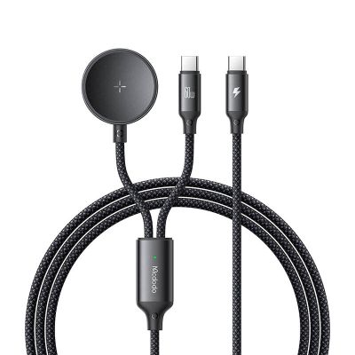 Kábel MCDODO CA-4210 USB-C 1,2m Black + nabíjačka na Samsung Watch