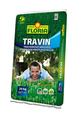 Trávnikové hnojivo FLORIA Travin 20kg