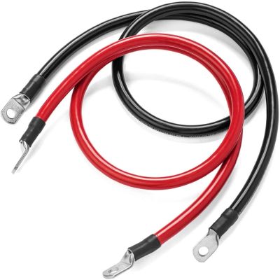 Spojovacie káble pre batérie 100 cm AWG4 (červený + čierny)