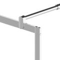 vidaXL Sprchová zástena z ESG skla s dizajnom kameňov 90x195 cm