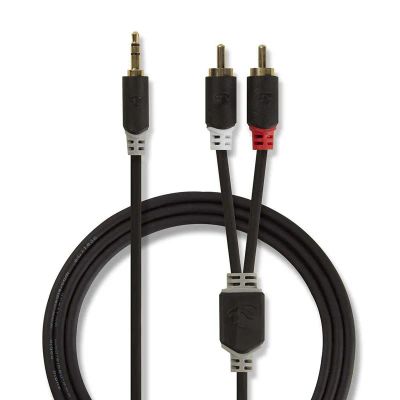 Kábel Jack 3,5mm stereo/2x Cinch 3m NEDIS CABW22200AT30