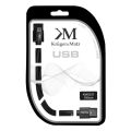 Kábel KRUGER & MATZ KM0331 USB/micro USB 1,8m Black
