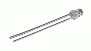 LED  3mm  červená  8500 - 10 000 mcd/20°  čirá
