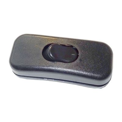 Vypínač medzišnúrový 250V/2A čierny HADEX