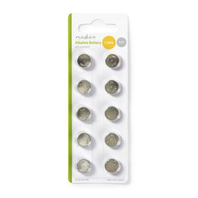 Batéria LR44 (AG13) alkalická NEDIS BAAKLR4410BL 10ks / blister