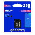Pamäťová karta GOODRAM micro SD 256 GB s adaptérom