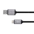 Kábel KRUGER & MATZ KM1239 Basic USB/USB-C 1m Black