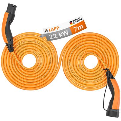 Kábel nabíjací LAPP 75746 typ 2 22kW 32A 3 fáza 7m pre elektromobil