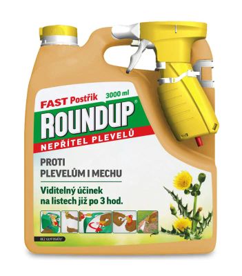 ROUNDUP Fast bez glyfozátu - rozprašovač EVERGREEN 3l