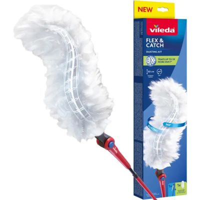 VILEDA Flex&Catch prachovka s dlhou rukoväťou 179434