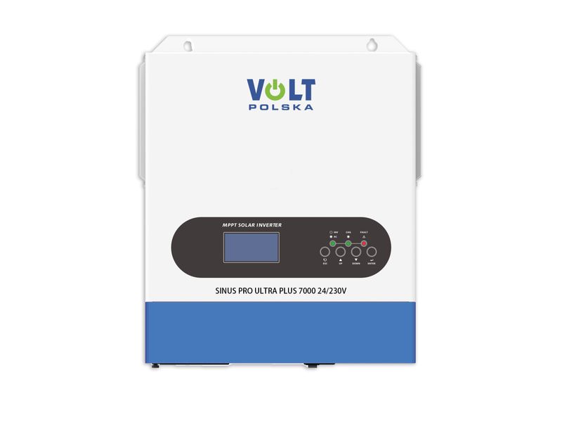 Solárny striedač VOLT Sinus Pro Ultra Plus 7000 24/230V (3500/7000W) + 100A MPPT (60-500V) WiFi