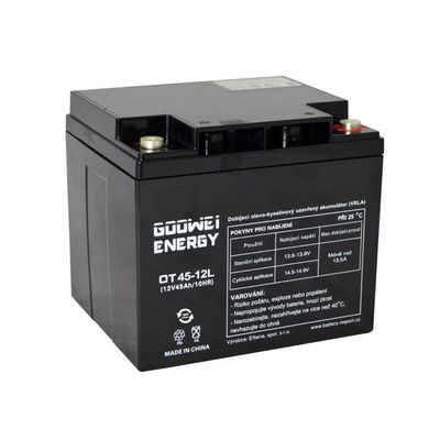 Trakčný olovený akumulátor 12V 45Ah GOOWEI ENERGY OTL45-12 DEEP CYCLE