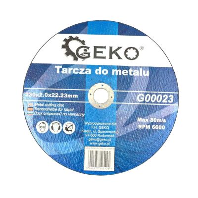 Kotúč na kov rezný 230mm GEKO G00023
