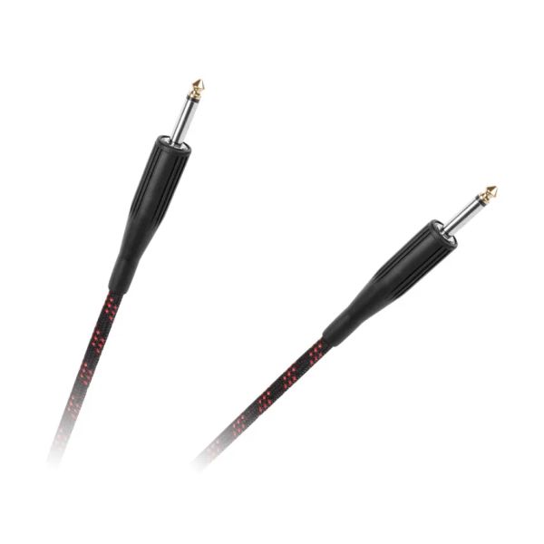Kábel Jack 6,3mm mono konektor/Jack 6,3mm mono konektor CABLETECH KPO2758-10 10m