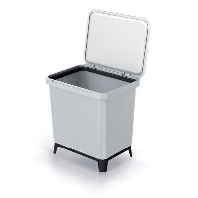Kôš odpadkový SYSTEMA popolavý 29l