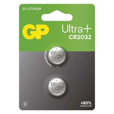 Batéria CR2032 GP Ultra Plus Lithium 2ks