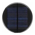 Solárny panel mini 5V/110mA, polykryštalický, priemer 90mm