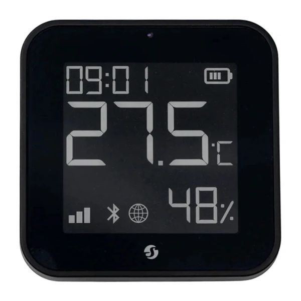 Inteligentný snímač teploty a vlhkosti SHELLY ZB Black ZigBee