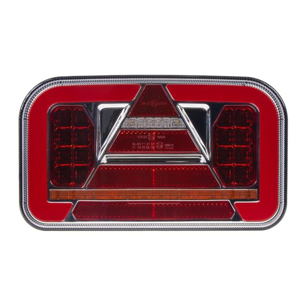 Dynamická smerovka LED CARCLEVER zadná pravá s trojuholníkom TRL35P