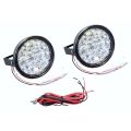 Svetlá denného svietenia okrúhla 18 LED/12V